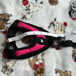 Gooby Stylish Pink and Black Dog Harness XS